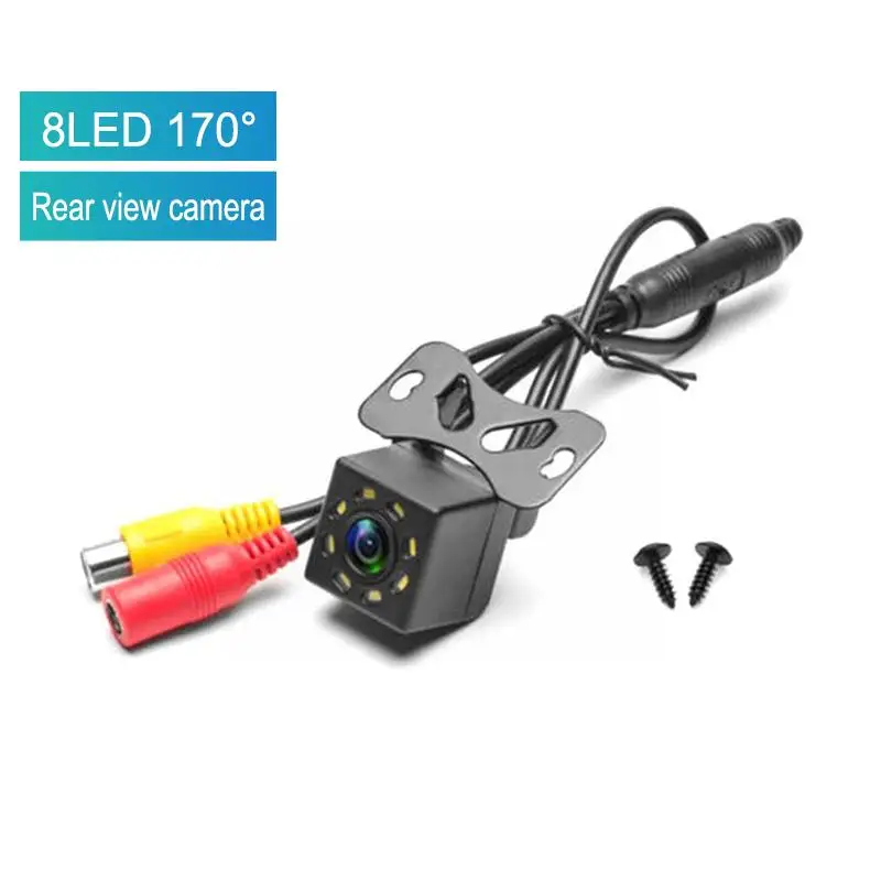 

12V Car Rear View Camera 8 LED Parking Assistance Kit 170 HD Car Vision Night Angle Degee Camera Wide Rear Accessories Z2R7