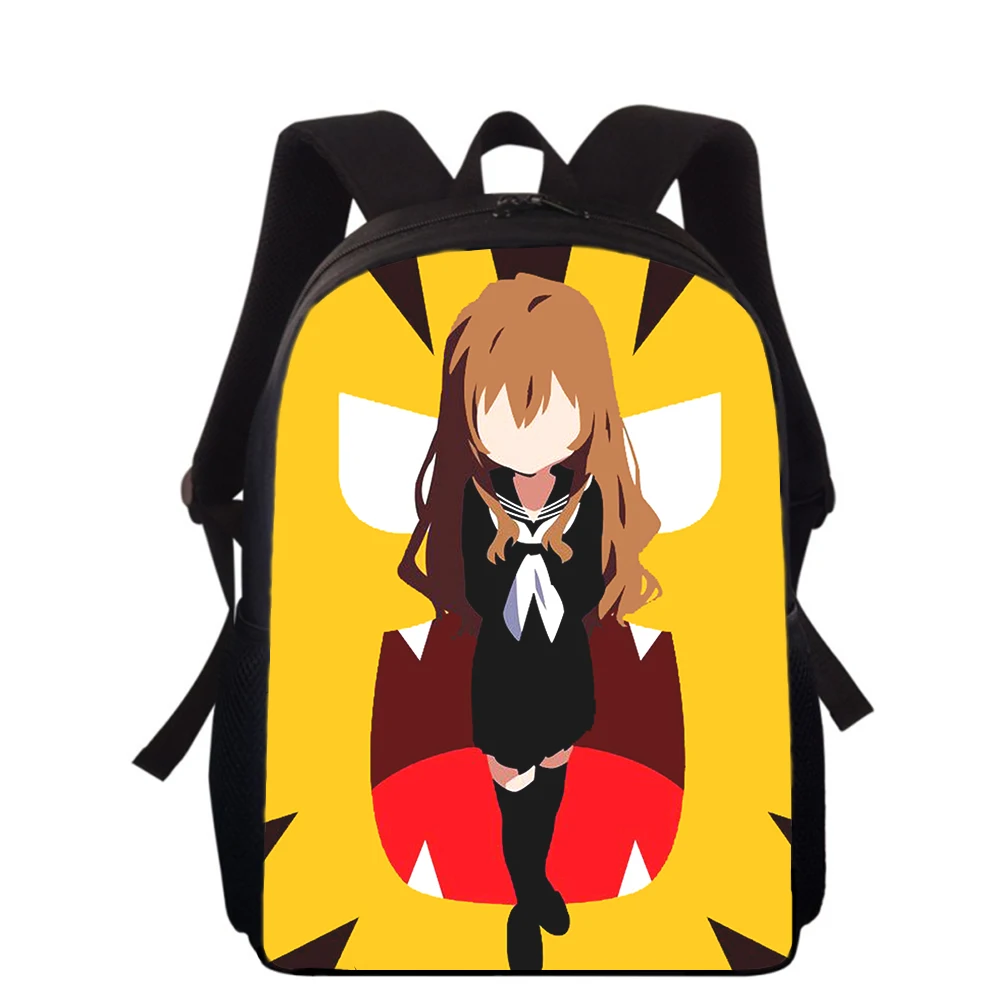 Anime Toradora Aisaka Taiga 15” 3D Print Kids Backpack Primary School Bags for Boys Girls Back Pack Students School Book Bags