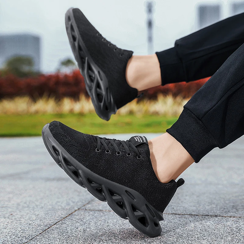 New Style Men Shoes Sneakers Breathable Running Sport Shoes Men Lightweight Walking Jogging Sneakers Men Athletic Trainers Shoes