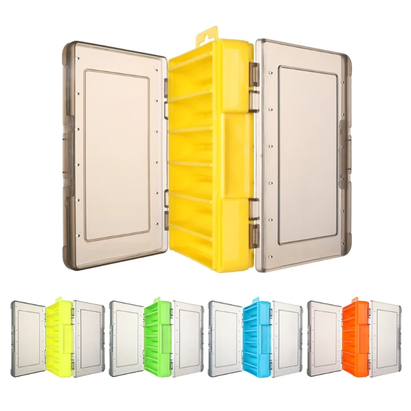 

Double-sided 12 Compartments Fishing Tackle Box Bait Lure Hooks Accessories Box
