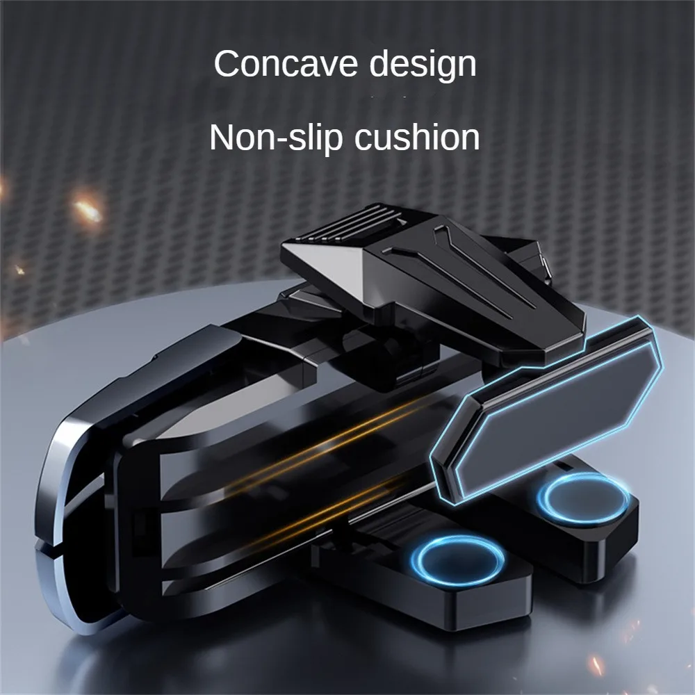 

Office Accessories Game Controller Non-slip Convenient Fire Aim Button Alloy Portable Key Shooter Game Pad Accessories For Pubg