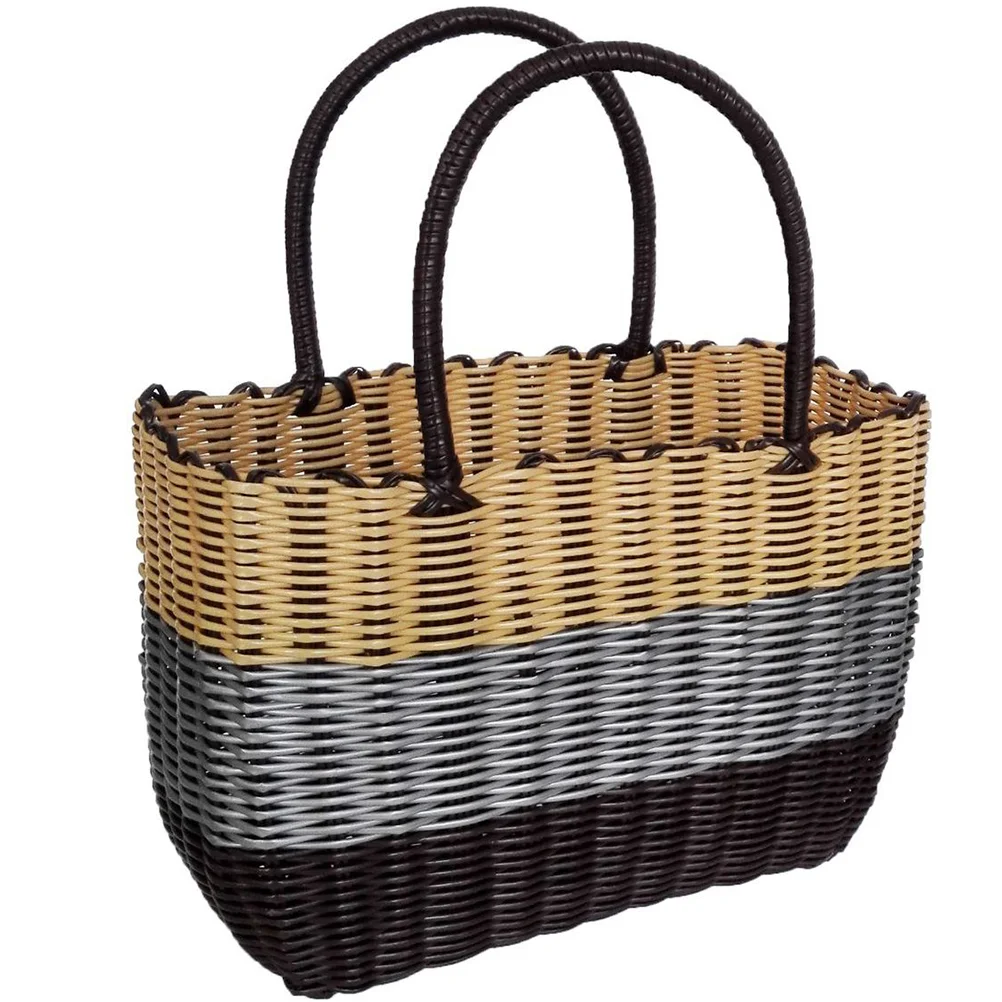 

Beach Gift Basket Storage Baskets Sundries Household Multi-functional Weave Weaving Shopping