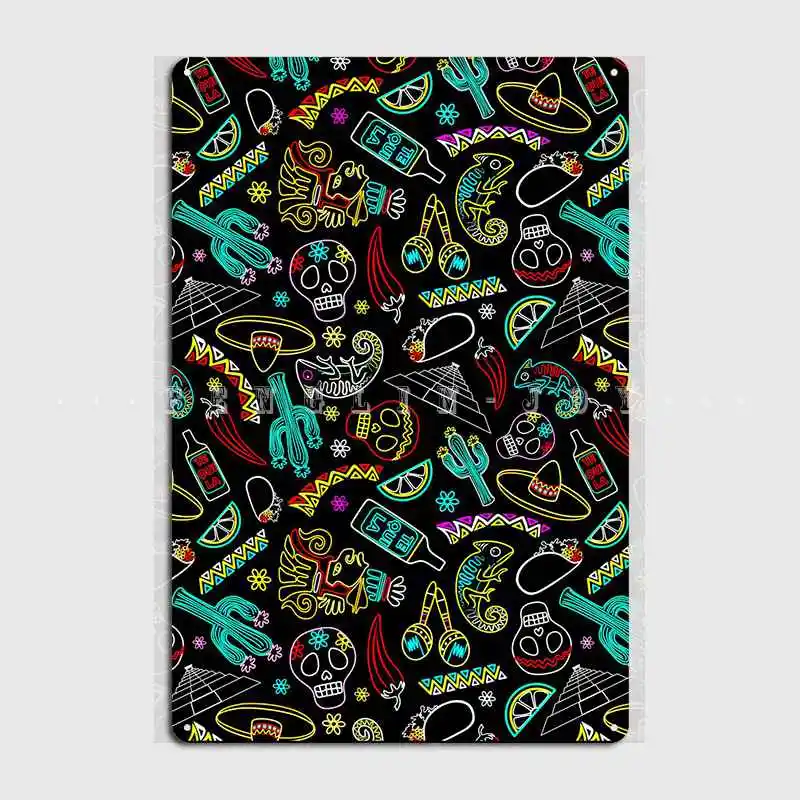 

Мексиканская фиеста, металлическая вывеска, стена, паб, клуб, бар, печать, жестяные пластинки Sign, постер