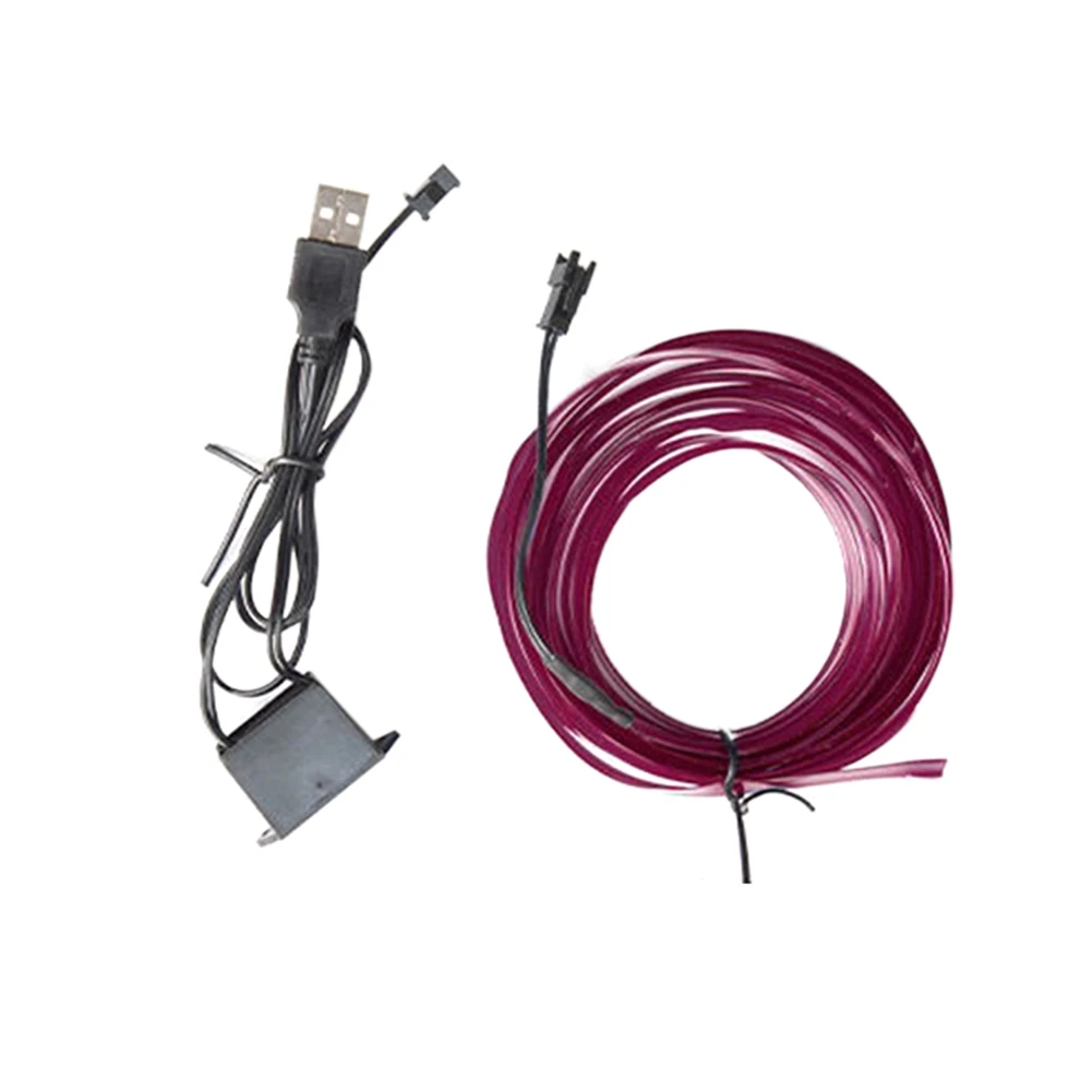 

Встроенная в автомобиль атмосфера, Φ USB автомобиль, холодная лампа, без разрыва линии, модификация, атмосфера Φ (фиолетовый)