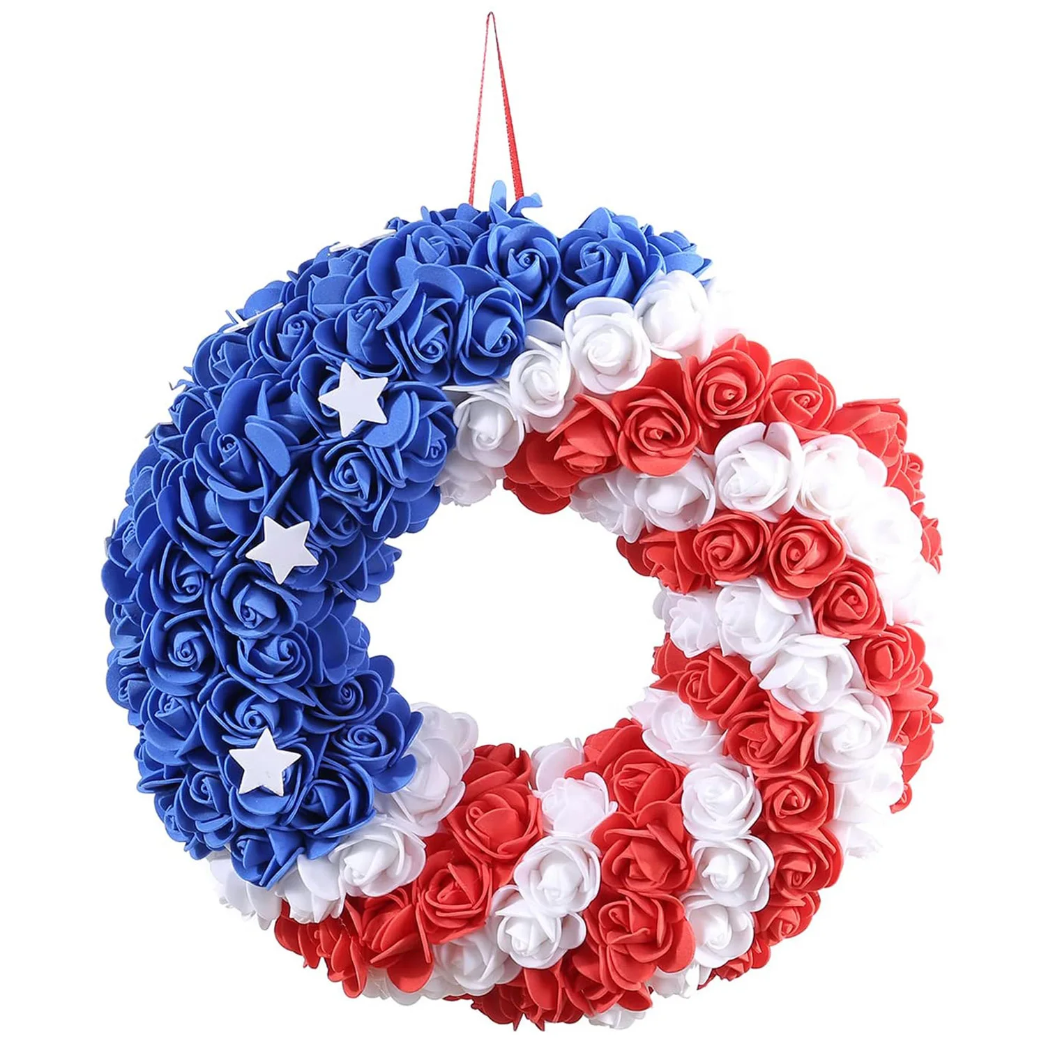 

Independence Day Wreath American Flag 4th Of July Wreaths For Front Door Memorial Spring Decoration For Fall Welcome Sign Easter