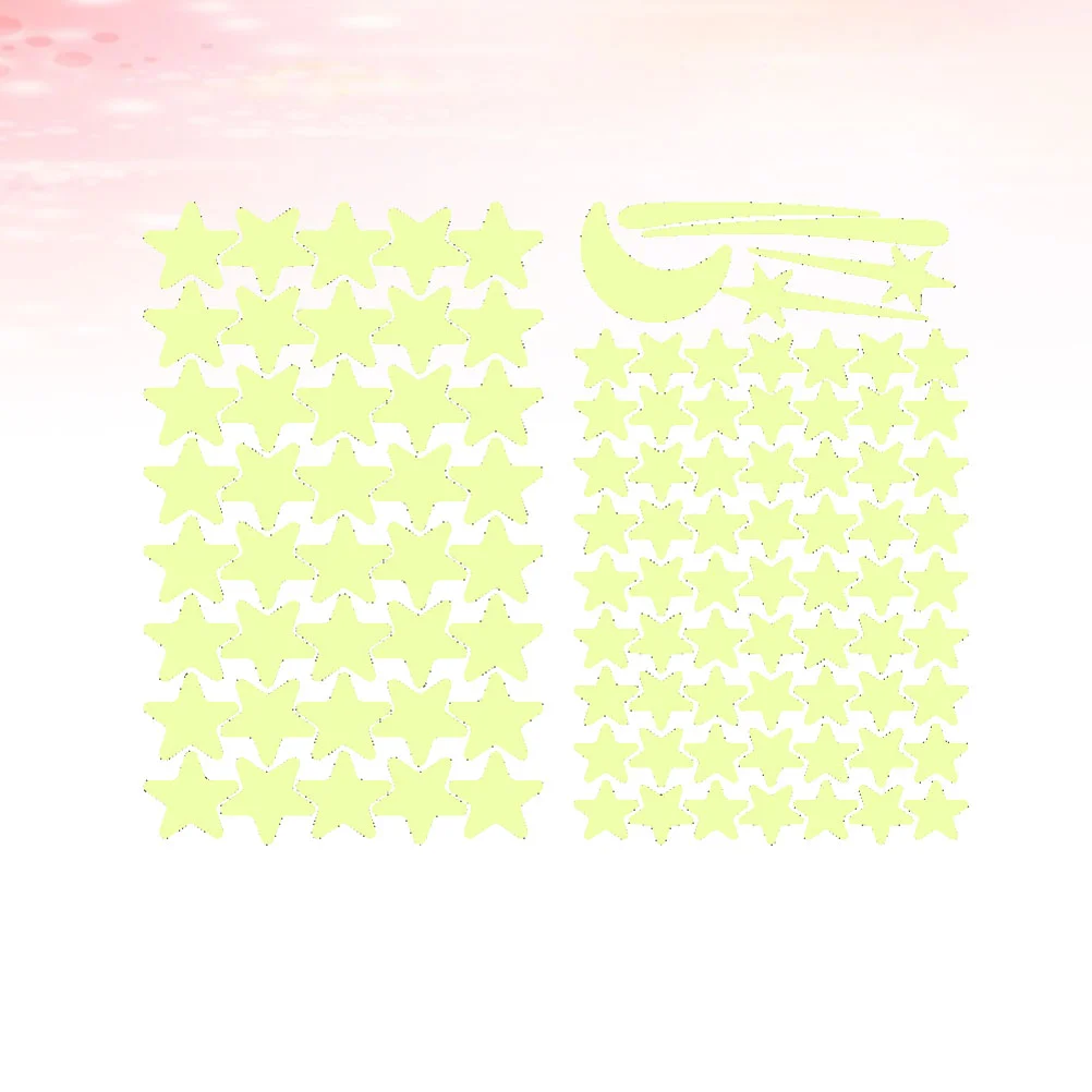 

Sticker Wall Star Moon Decal Glow Fluorescence Dark Floor Stickers Planet The Moons Planets Stair Kids