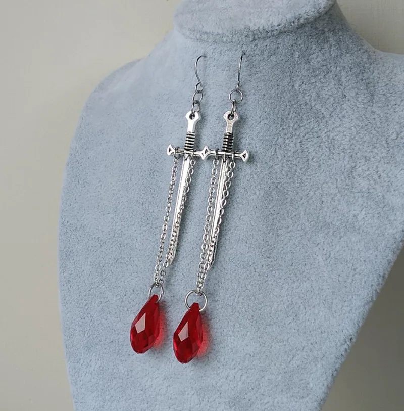 Серьги готические для женщин и девушек