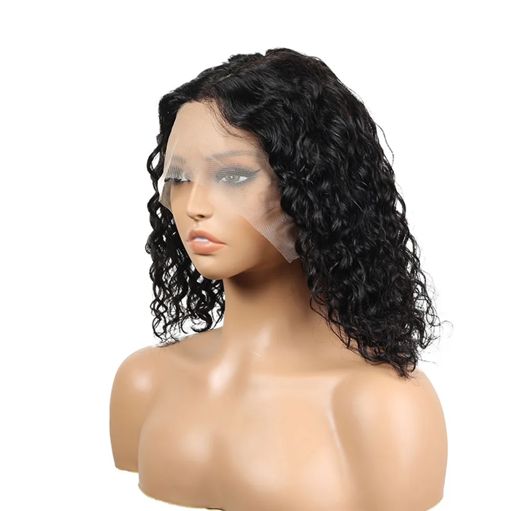 Парики на сетке с глубокой волной плотность 180 прозрачные парики 4x4 Для Женщин