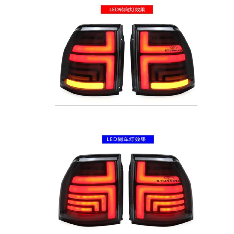 

For Mitsubishi Pajero Montero V97 V93 taillight assembly modified LED lens daytime running lights turn signal lights
