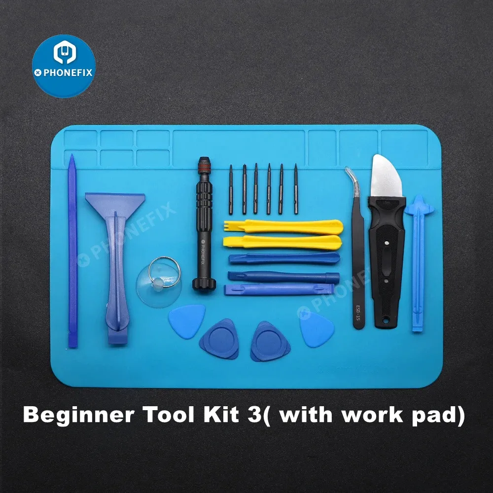 

Профессиональный набор инструментов для ремонта телефона, пинцет на присоске, отвертки для снятия батареи, отвертки для iPhone 15, 16, 17, часы с камерой