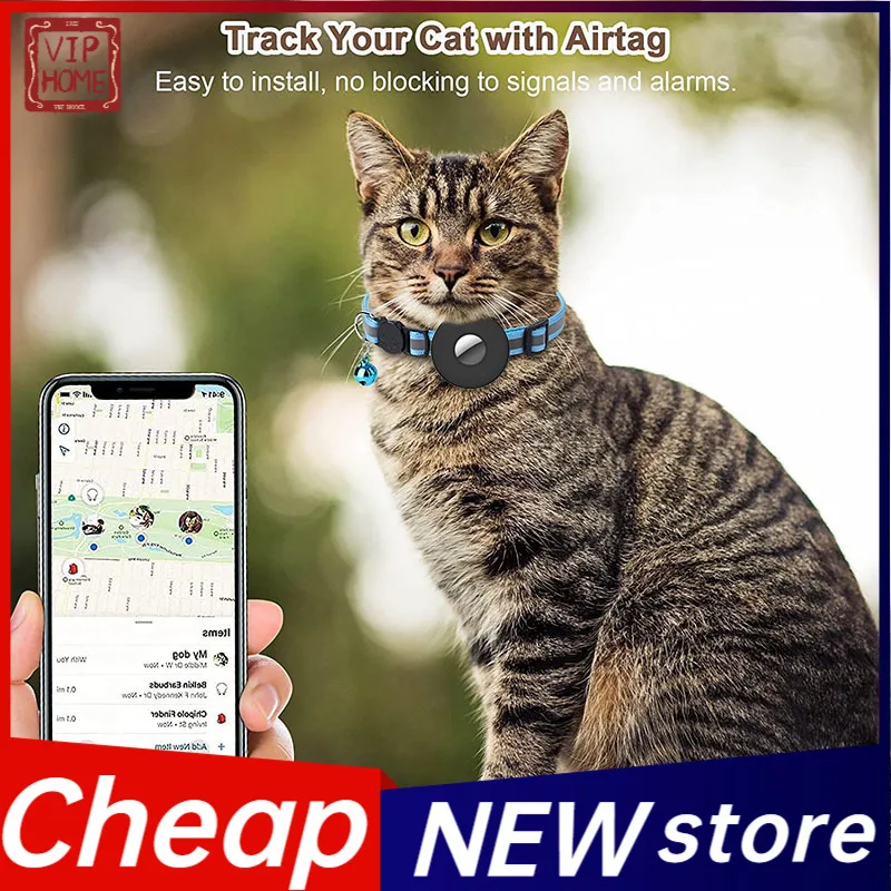 

Ошейник для домашних животных Airtag ошейник для котенка ошейник для собак ошейник для кошек и животных Отслеживание Местоположения и поиск с...
