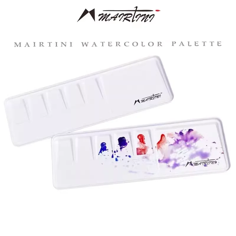 

Mairtini мини металлическая палитра Акварельная акриловая краска палитра для макияжа Портативная Коробка лоток для краски металлическая краска палитра принадлежности для рисования