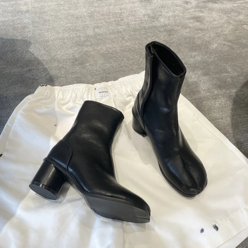 2024 осенне-зимние ковбойские сапоги в стиле вестерн для женщин корейский стиль