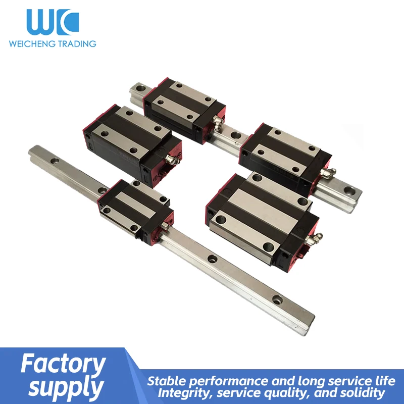 

1pcs 1200 -2500mm P class HGR35 Square Linear Guide Rail for Slide Block Carriages 2pcs HGH35CA/HGW35HA CNC Router Engraving