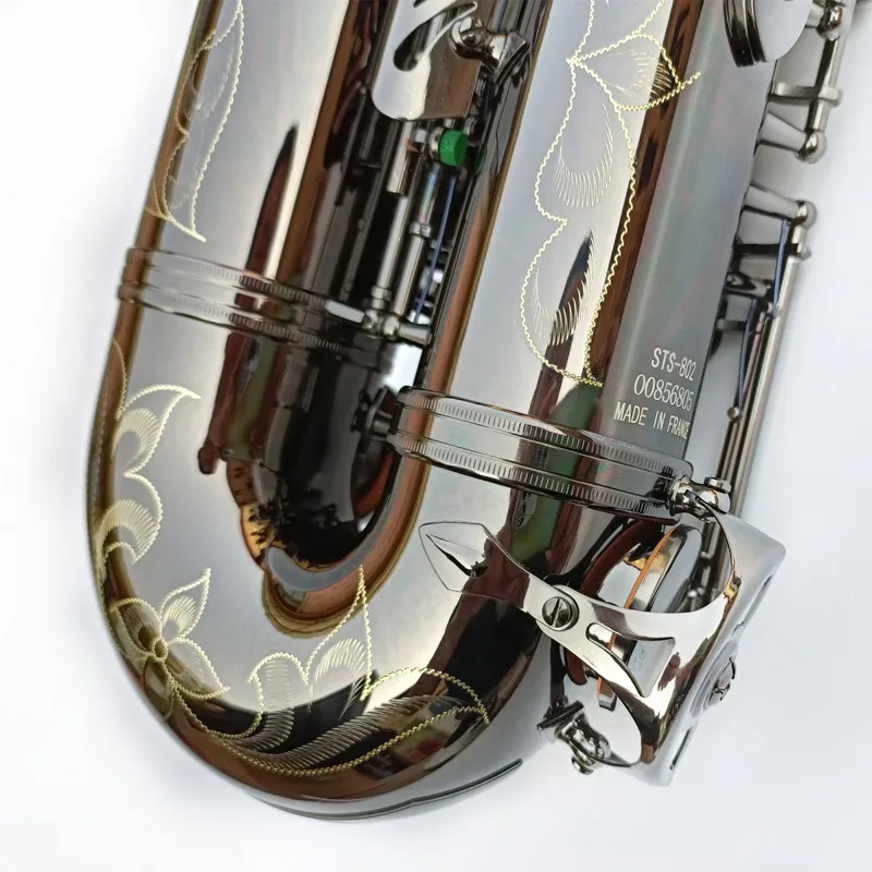 Сделано во Франции тенор-саксофон высококачественный черный музыкальный