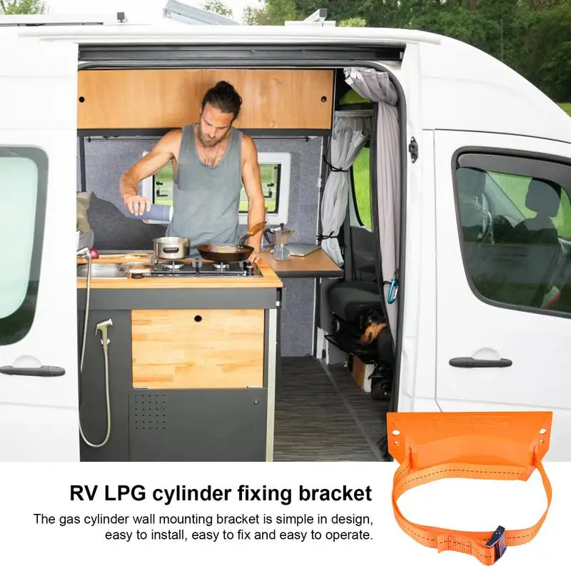 Кронштейн для пропанового резервуара Регулируемая пряжка стойка вешалка