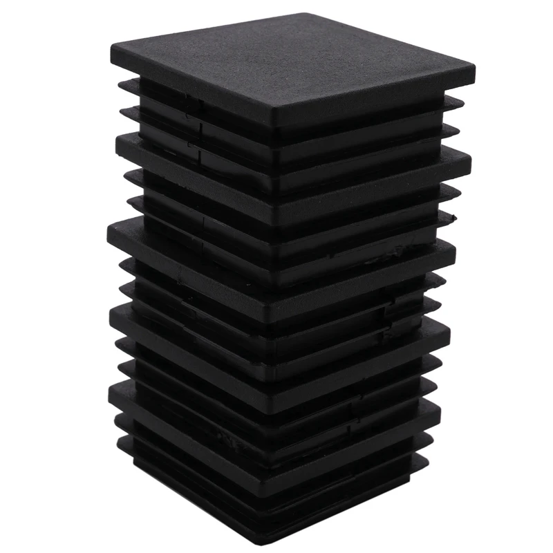 

Plastic Square Tubing Inserts End Blanking Cover Caps 50Mmx50mm 40 Pcs