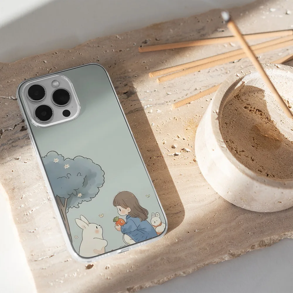 Чехол для мобильного телефона с рисунком иллюстрации IPhone 11 12 13 Pro Mini X XR XS Max 7 8 Plus