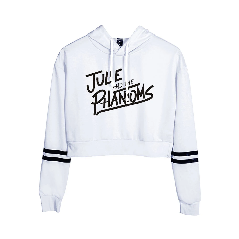 

Милый соблазнительный Свитшот Julie и Фантастическая толстовка, женские укороченные худи, Женский пуловер с капюшоном, укороченный топ, худи ...