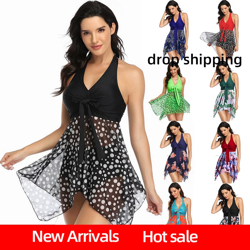 

Купальник женский, новый купальник, горячая распродажа, уличная спортивная сетчатая юбка с принтом, юбка средней длины, сексуальное модное ...