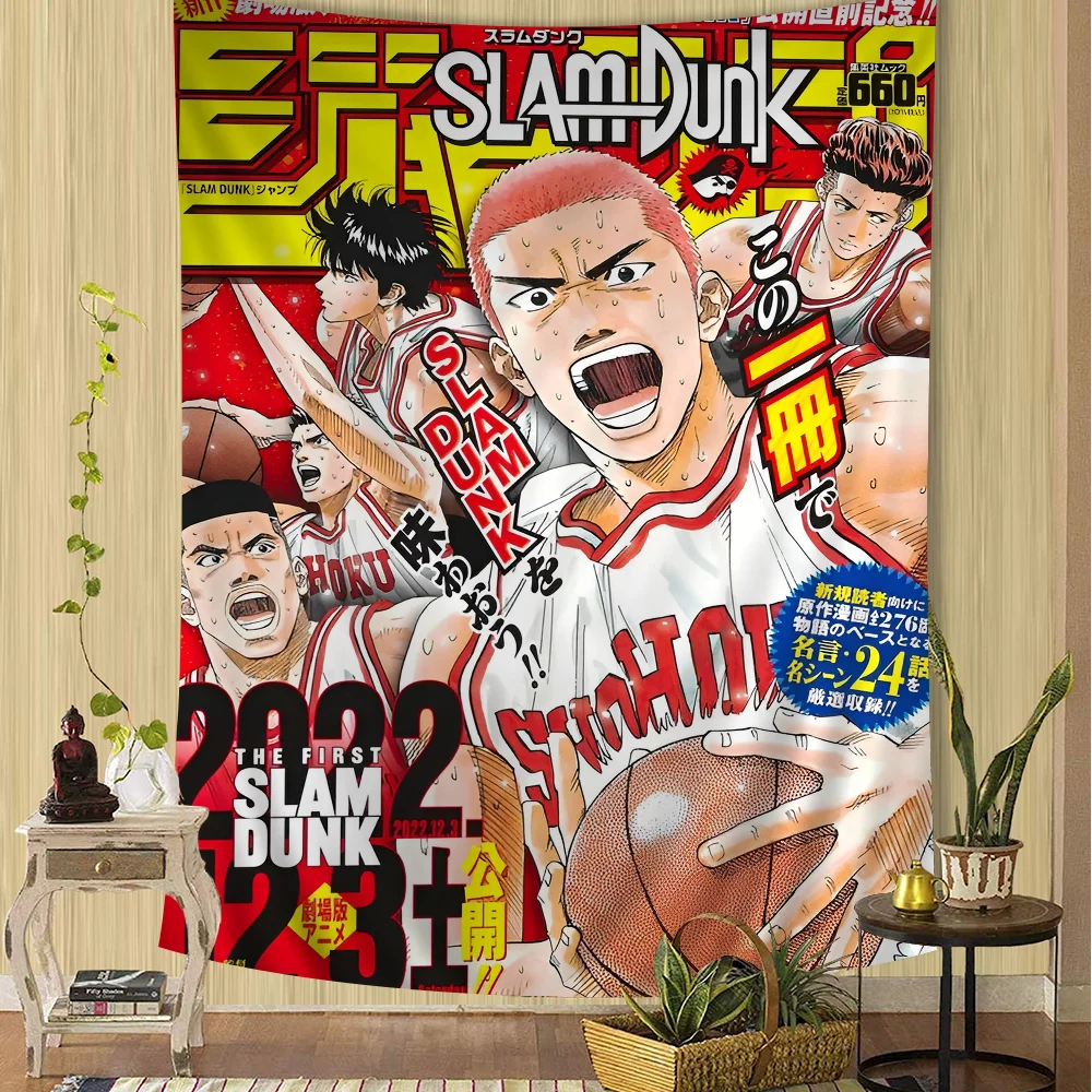 Slam Dunk ANIME Висячий богемный гобелен Дешевый хиппи Настенный настенный Мандала