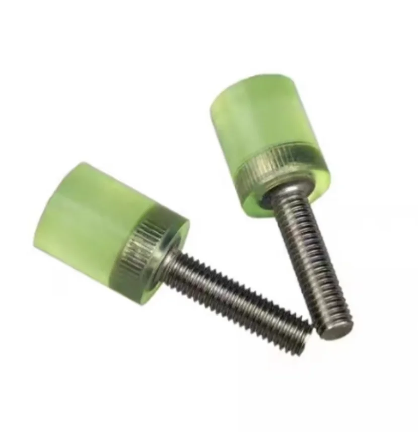 M3M4M5M6M8 Coated PU Screws Blocking Anti-collision Bolts Tornillos Thermal Adhesion Limit Damping Stainless Steel Polyurethane