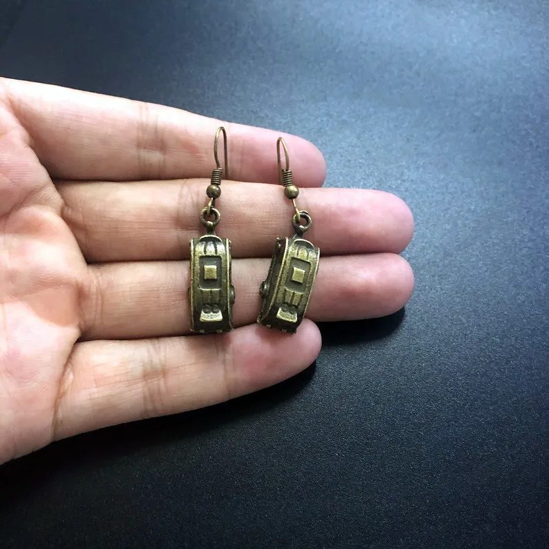 Модные женские ювелирные изделия Anqutie золотые автомобильные висячие серьги