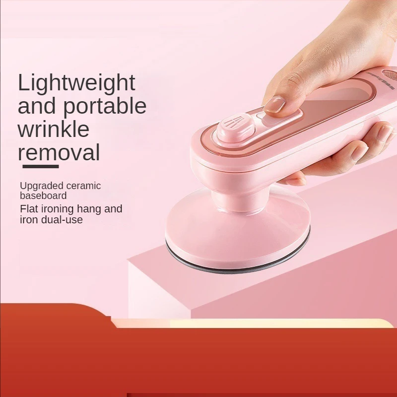 

Electric Iron Handheld Mini Garment Steamer Clothes Machine Portable Small Wet Dry Hand tool Ironing for Home Travel Students