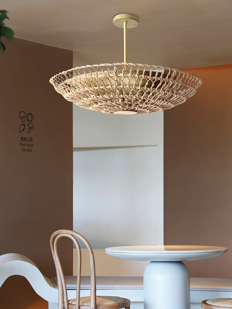 

Современный светодиодный подвесной светильник в стиле ваби-Саби, s гостиная, столовая, Декор, светодиодная Подвесная лампа, освещение для сп...
