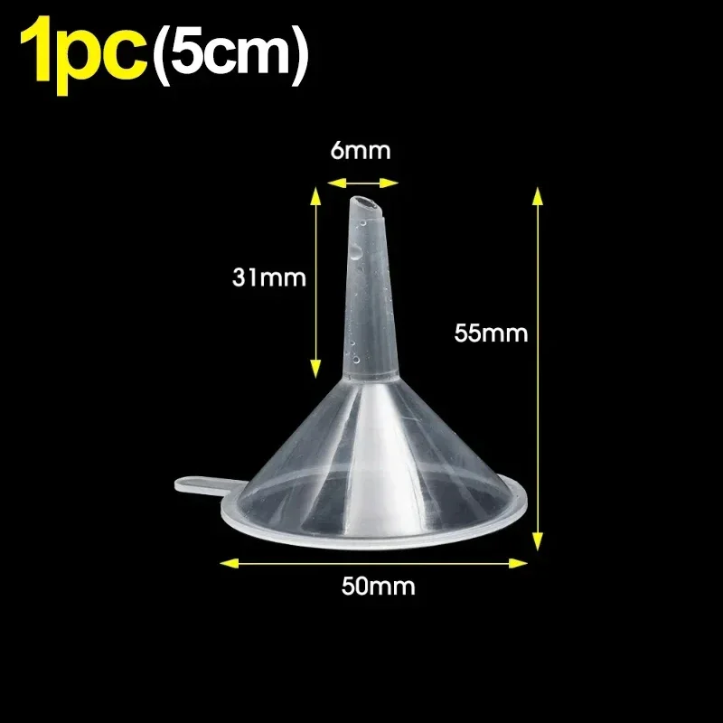 

Прозрачные пластиковые воронки, набор из 1 штуки