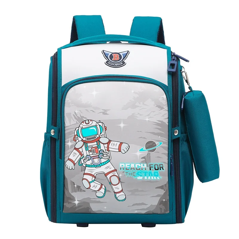 Students British Style Girls Boys Grade 1-6 Cartoon Mermaid Unicorn Dinosaur Fashion Backpacks New Children Cute School Pen Bags
