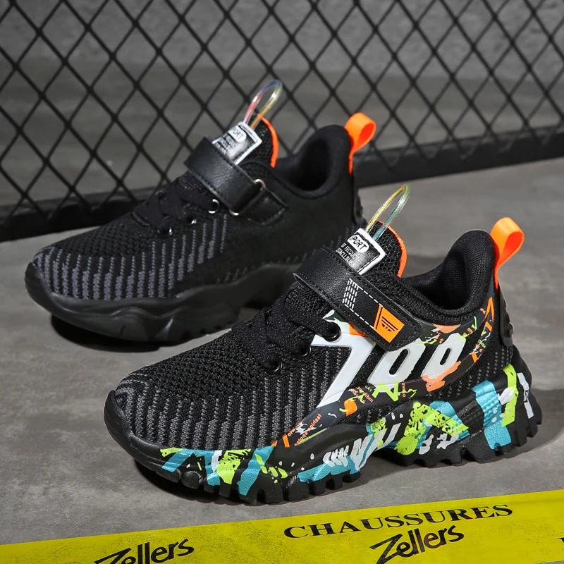 

Kids Sport Shoes for Boys Running Sneakers Casual Sneaker Breathable Children's Fashion Shoes 2022 Spring Child Light Boys Shoes
