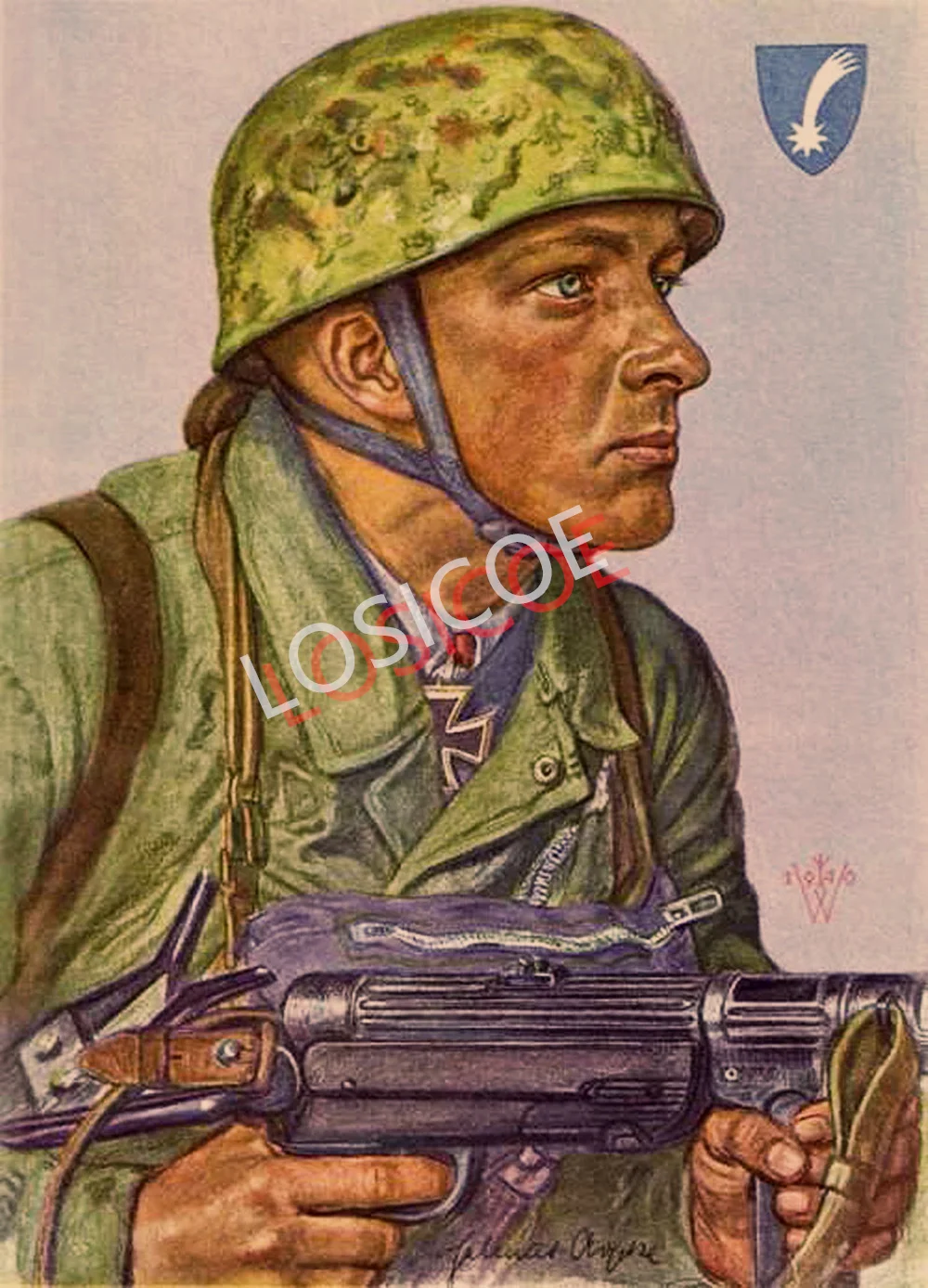

Imperial Soldier Retro WW II War Military Art Pictures Wall Stickers Vintage Kraft Paper Poster Print Art Painting Wall Decor