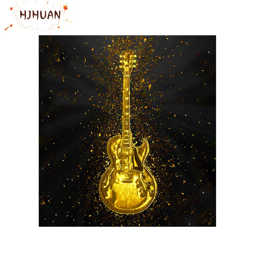 

3D Diy Diamond Painting Abstract art lute Cross Stitch Kits Diamond art crystal Mosaic Embroidery Painting New Year Gift Picture