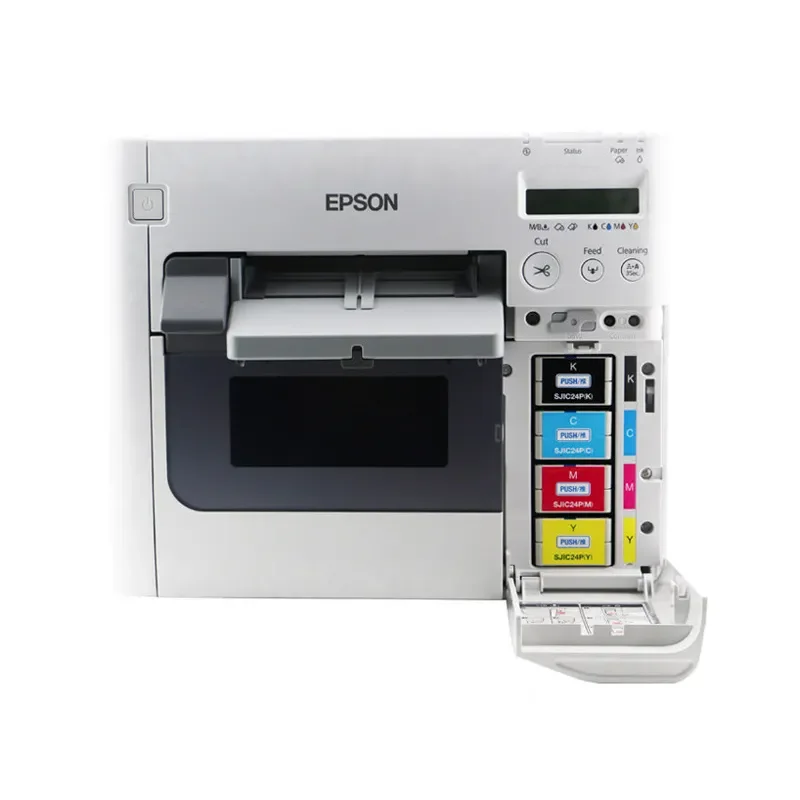 Фото Цветной струйный принтер этикеток TM-C3520 TM-C3500 TM-C3510 TM-C3500 для медицинских напитков, пищевых этикеток, этикеток для бутылок №3