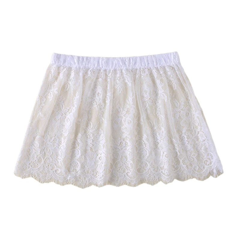 

Women Lace False Tops Hem Elastic Shirt Fake Hem Sweet Style Detachable Hollow Out Hem Decorative Sweater Extender