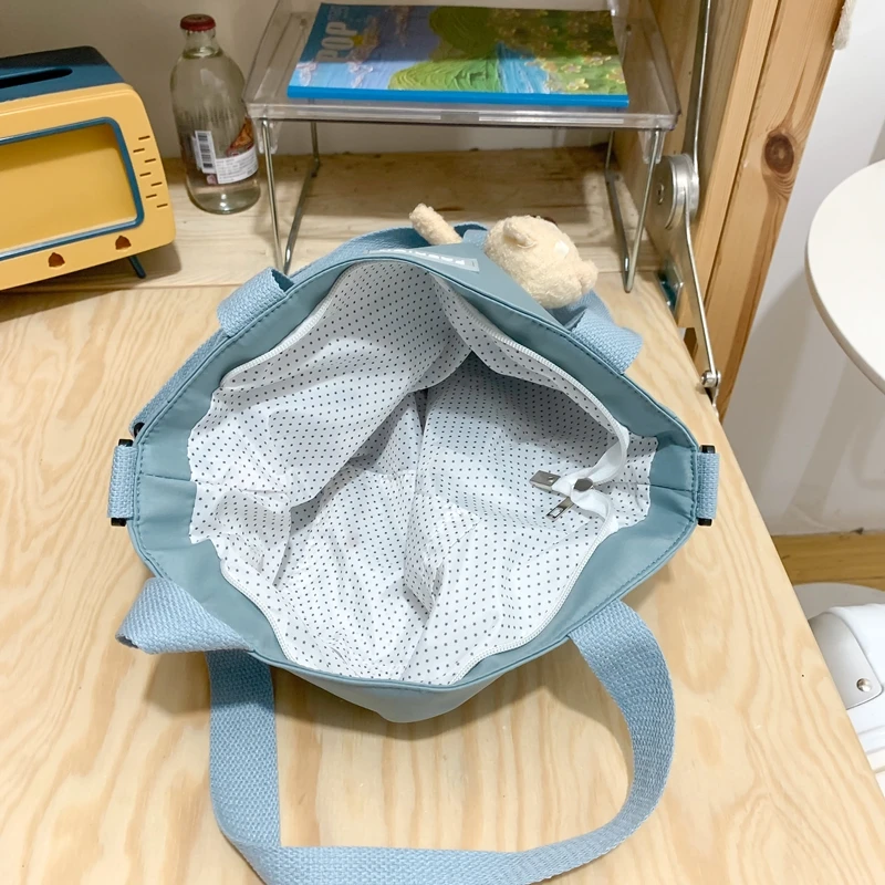 Large Capacity Fashion Shoulder Bag Student Schoolbag Satchels Canvas Japanese Harajuku Messenger Bags for Girls Cute Handbag