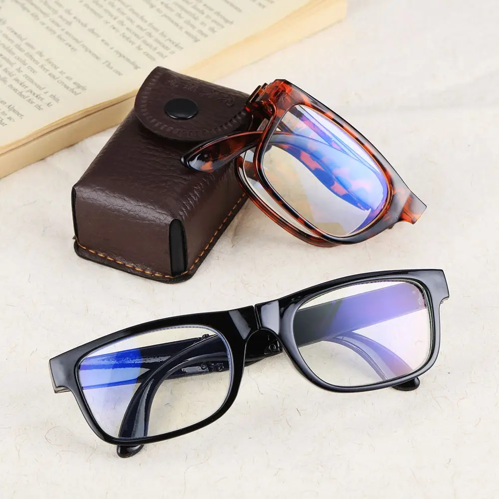 

Портативные складные очки для чтения с защитой от синего света, мужские женские мужские телескопические очки для дальнозоркости, очки для пожилых людей, новинка 2023