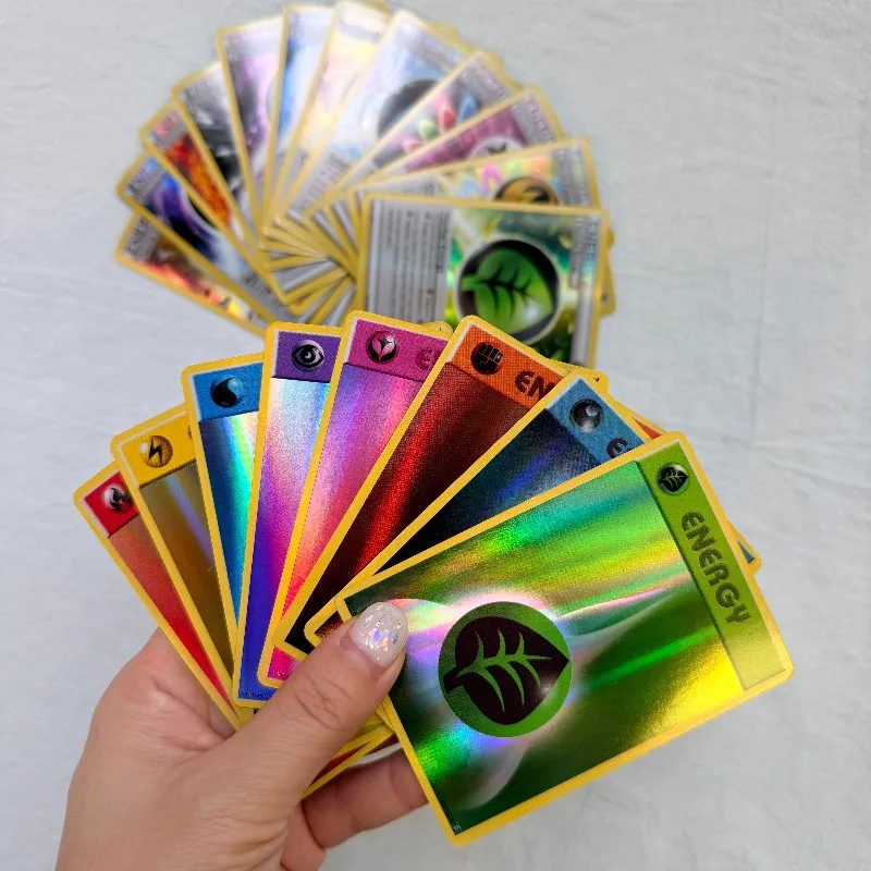 Фото Коллекционные голографические карты Pokemon Special Energy TCG: Набор карт для игры в карточную игру Pocket Monster №2