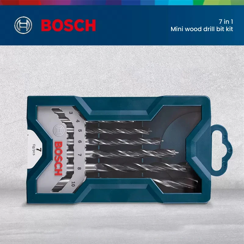 

Набор сверл по дереву Bosch 7 шт., 3-10 мм