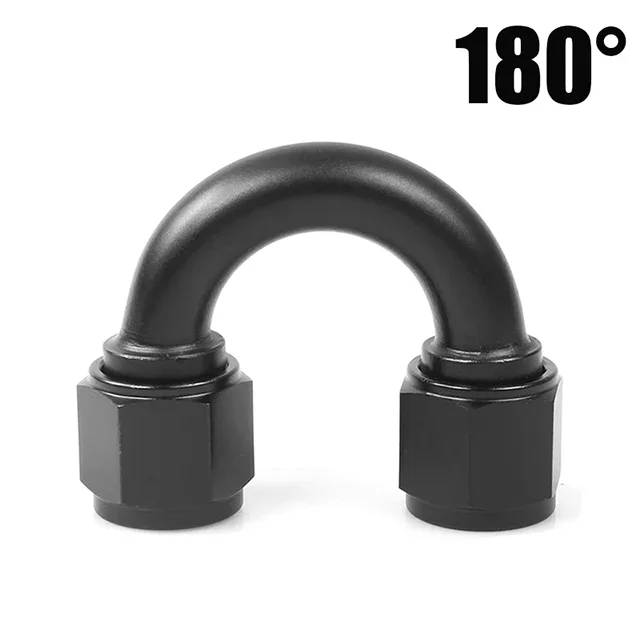 Универсальный AN4 AN6 AN8 AN10 AN12 «мама-мама» 0/45/90/180 градусов, фитинг для шланга, колено, разъем охладителя масляной линии
