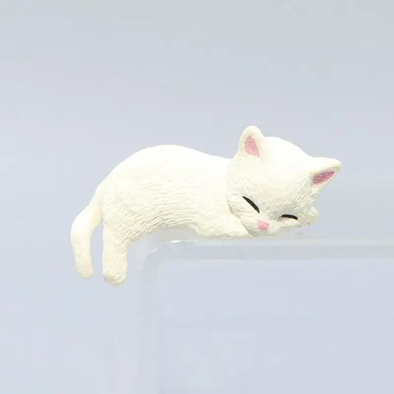 

Kawaii DIY Edge Cat миниатюрные украшения фигурки котенка моделирование смолы кошка мультфильм кошка аксессуары для салона автомобиля модель подарки