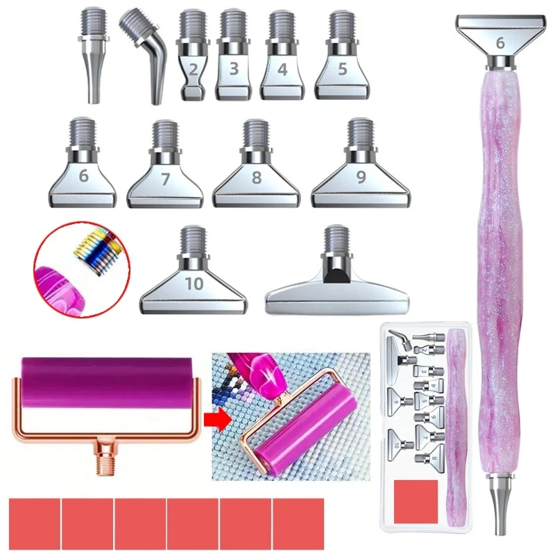 HOMFUN 20-комплект алмазной живописи художественный набор ручек эргономичная