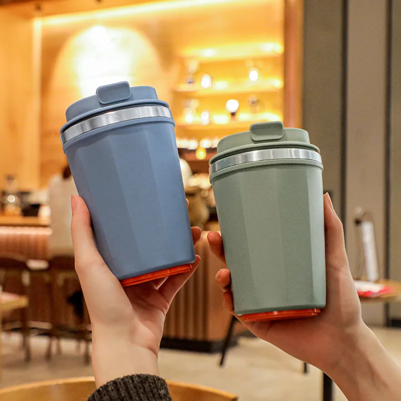 

Not Fall Design Thermal Vacuum Flask Tumbler Portable Insulated Thermos Cup 380/500ml Water Bottle Stainless Steel Coffee Mug