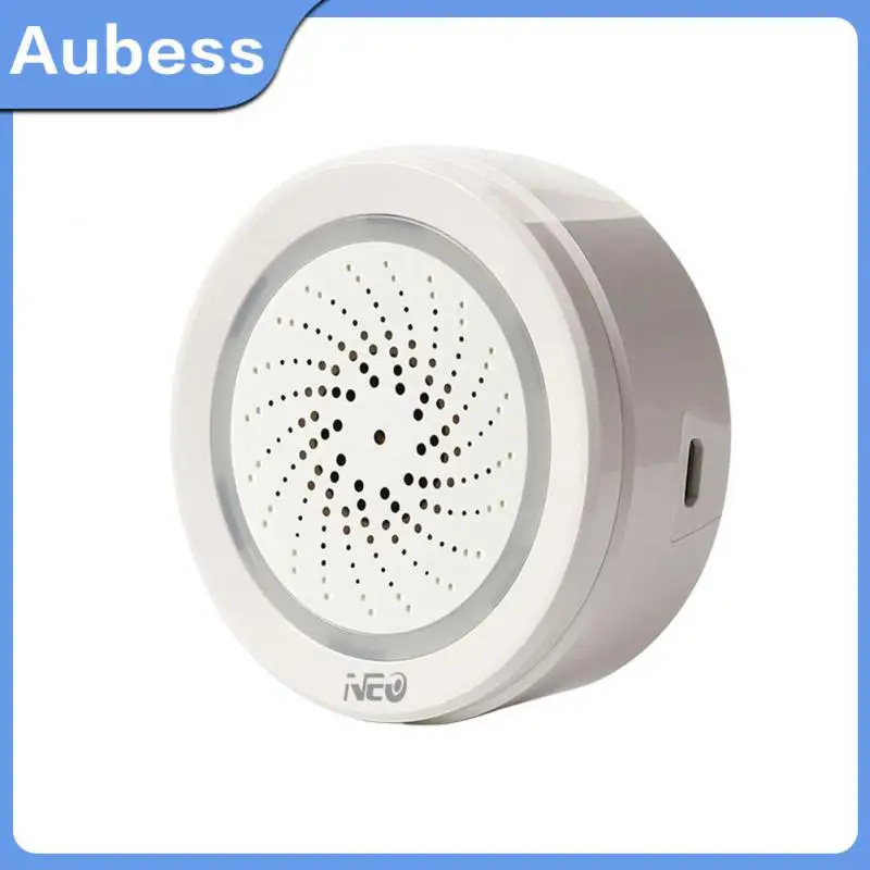 

Tuya App Remote Siren Usb Power Wireless Smart Detector Siren Alarm Mini 2 In 1 Smart Home Smart Life Temperature Sensor 120 Db