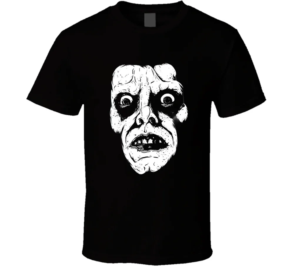 Экзорцист лицо ужас страшный Хэллоуин призрак фильм фанат футболка новый