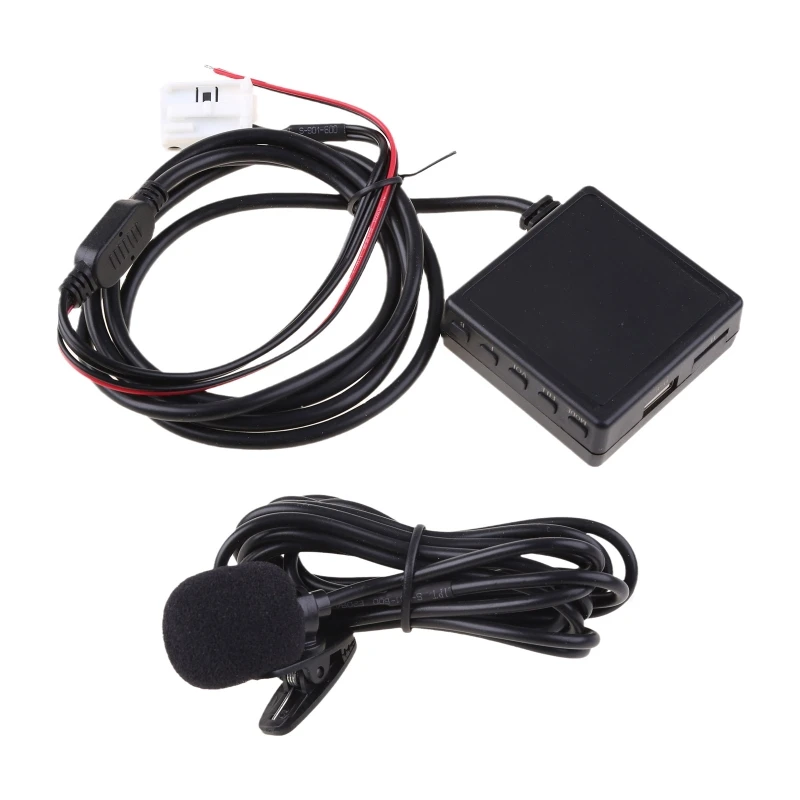 

Car Bluetooth-compatible Audio Stereo Music MP3 Receiver with Microphone USB Adapter for Volkswagen- RCD510 310 300 Aux