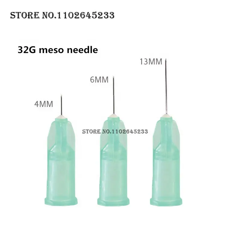 

30g 31g 32g 34g 4mm 6mm 13mm Meso Sharp Mesotherapy Needle Medical Facial Hypodermic Needle for Skin Booster