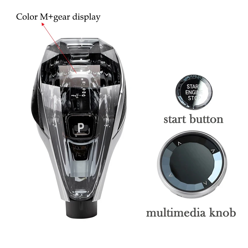 

Хрустальная ручка переключения передач, ручки рычага коробки передач для BMW X3 F25 iX3 G01 X4 F26 G02 X5 F15 E70 X6 F16 E71 E72 i8 i12 i15