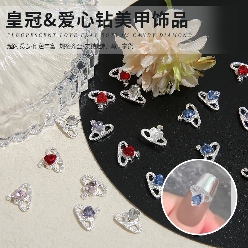 10 шт./партия аксессуары для ногтей из металлического сплава